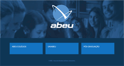 Desktop Screenshot of abeu.com.br